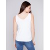 Reversible Bamboo Cami - White