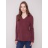 Johnny Collar Sweater - Port