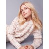 Sweater with Decorative Stitching - Powder