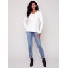 Basic V-Neck Sweater - Ecru