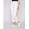 Bootcut Stretch Twill Pants - Natural