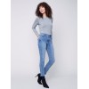 Cuffed Hem Jeans - Medium Blue