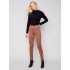 Faux Suede Leggings - Truffle