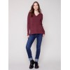 Johnny Collar Sweater - Port