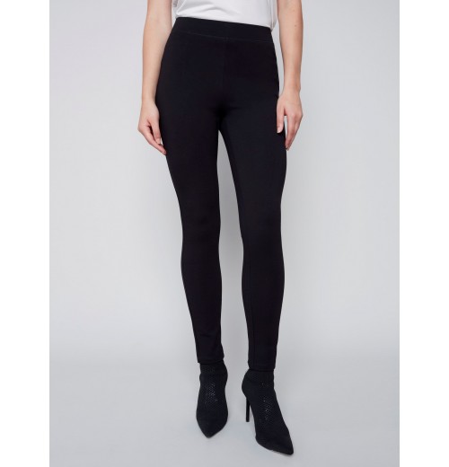 Ponte Skinny Pants - Black