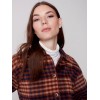 Reversible Plaid Jacket - Cinnamon