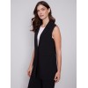 Tailored Blazer Vest - Black