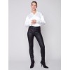 Wax Twill Pull-On Pants - Black