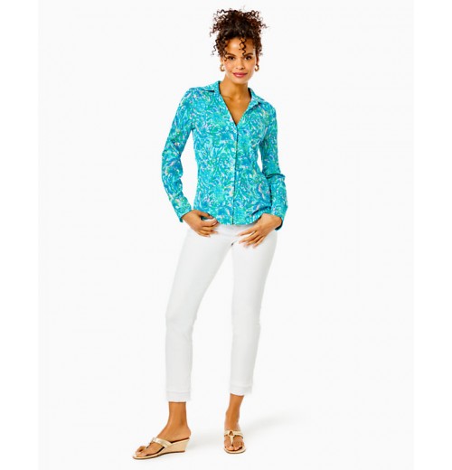 UPF 50+ ChillyLilly Marlena Button Down Top