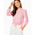 Sea Breeze Eyelet Button Down Top