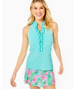 UPF 50+ Lakelyn Ruffle Bra Polo