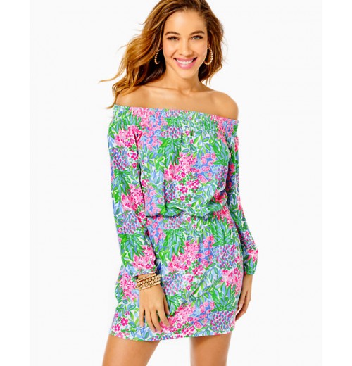 Cyla Off-The-Shoulder Romper