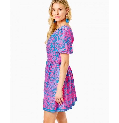 Suzie Short Sleeve Cotton Dress